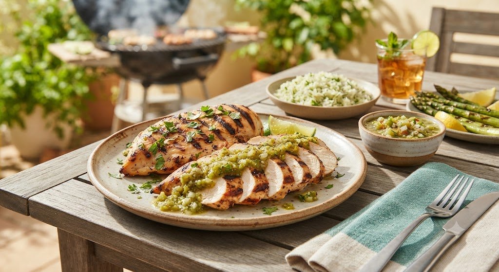 Grilled Salsa Verde Chicken
