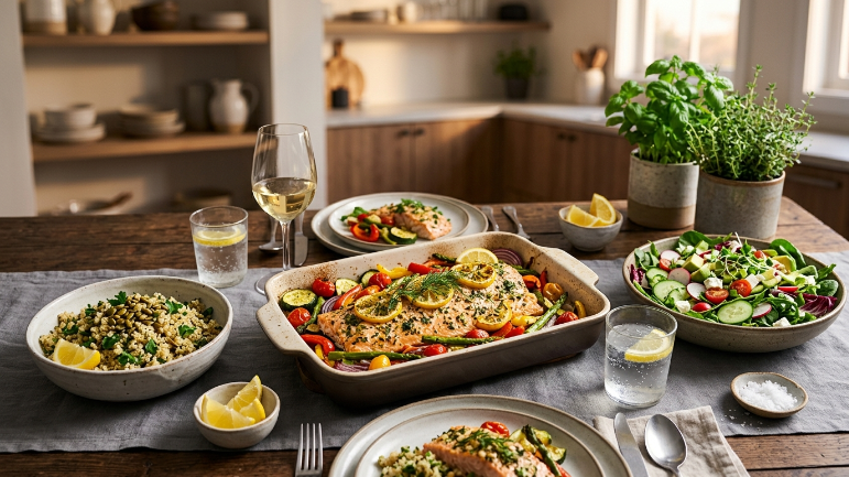 Lemon Garlic Salmon