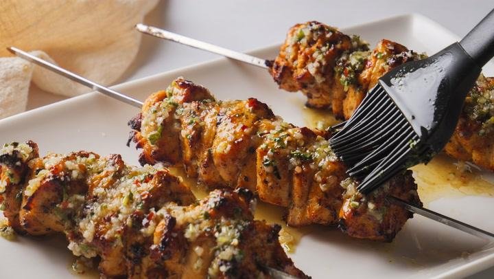 Cowboy Butter Chicken Skewers : The Smoky, Buttery Grilled Chicken Everyone Will Ask You to Make Again