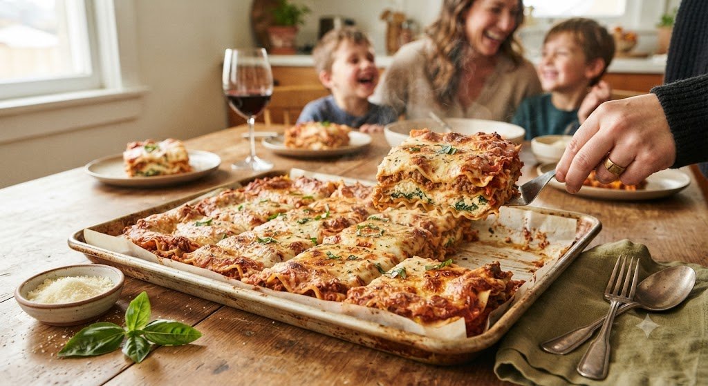 Sheet-Pan Lasagna