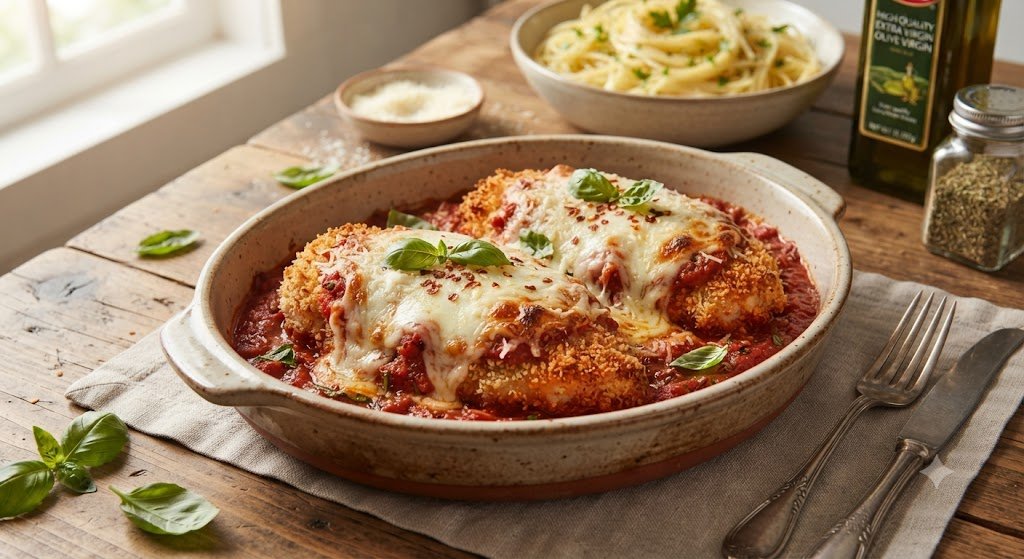 Tomato Chicken Parmesan