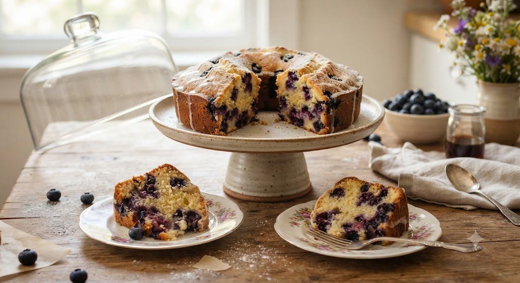 Blueberry Pound Cake