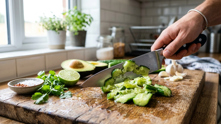 Cucumber Avocado Salad